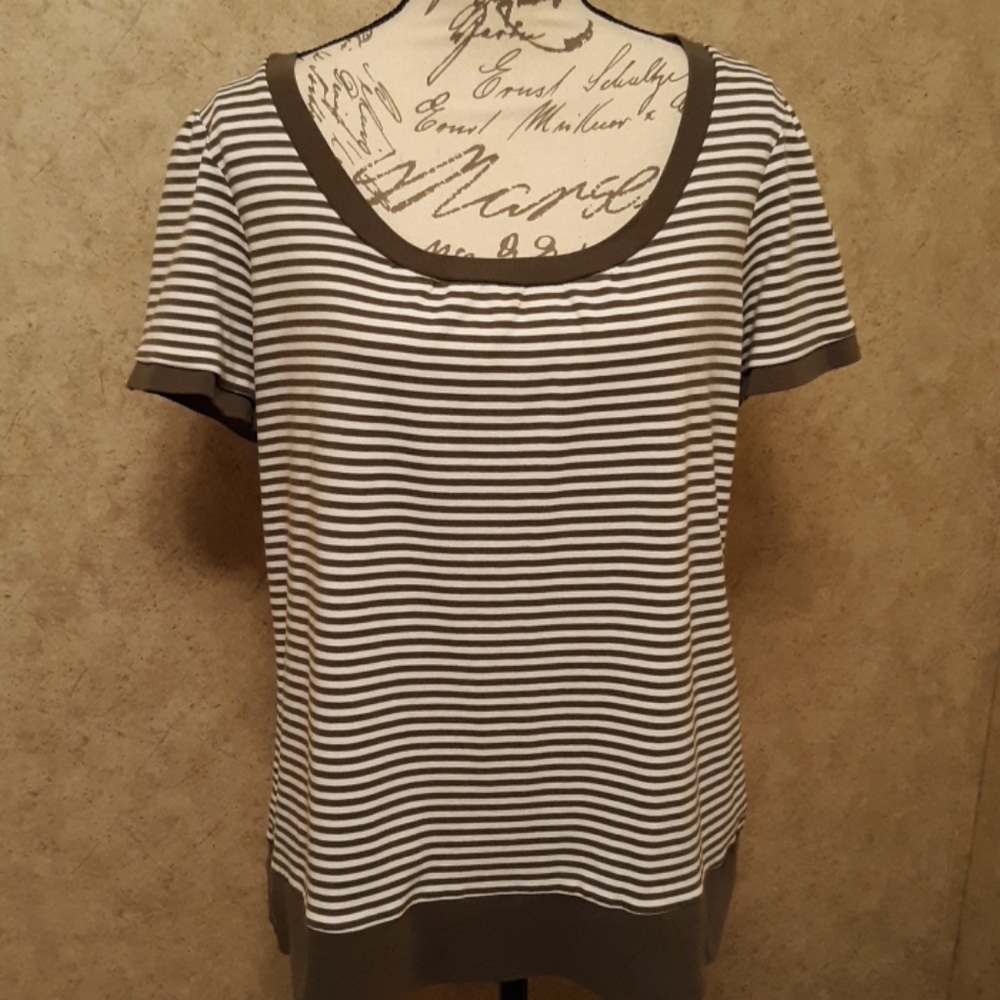 Cato Woman's nice top with semi puffy sleeves.